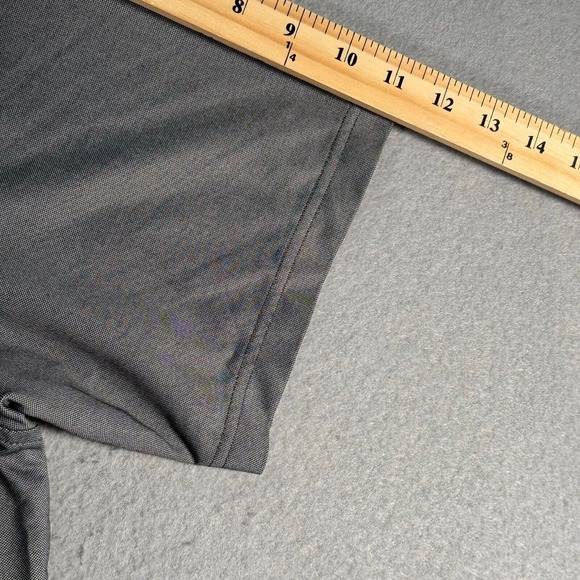 FootJoy Polo Shirt Mens Large‎ Gray Golf Sport Active Sportswear Lightweight - Picture 7 of 11